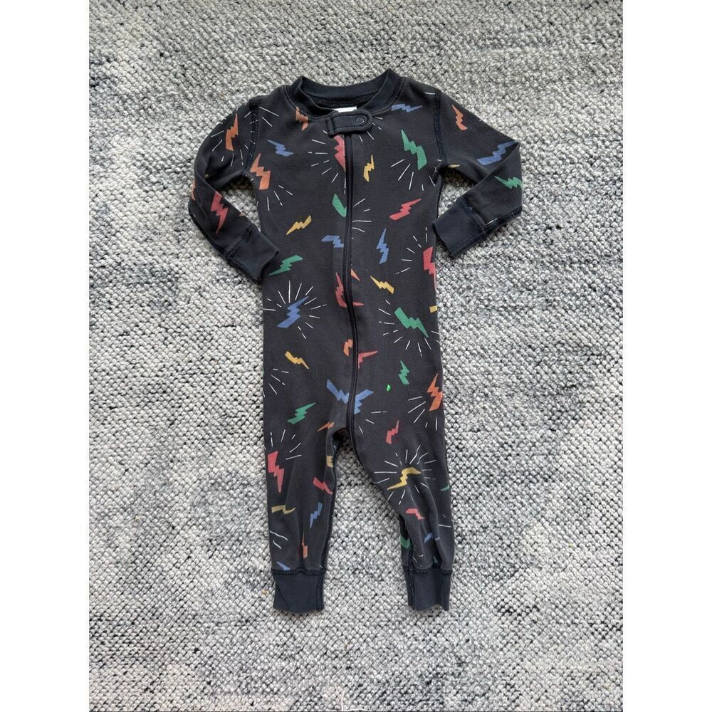 Hanna Andersson 18-24 Months Organic Cotton Lightning Bolt Sleeper